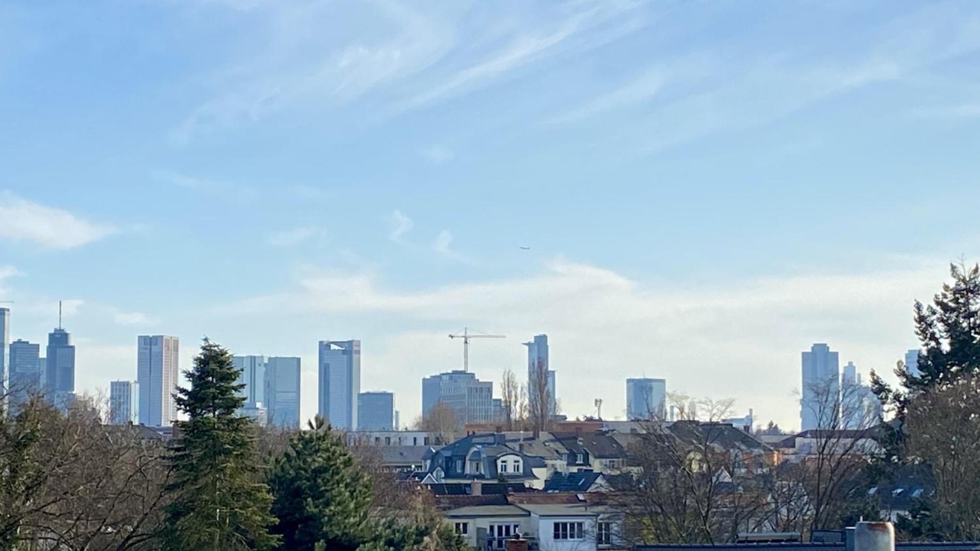 Schoenes Erwachen Im Frankfurter Penthouse Frankfurt am Main Exterior foto